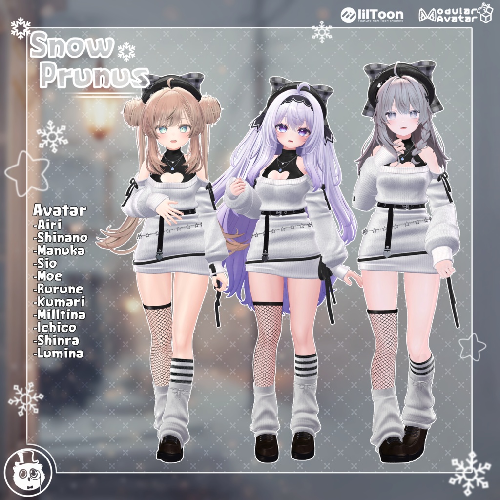 【 11Avatars 】-Snow prunus- 雪桜