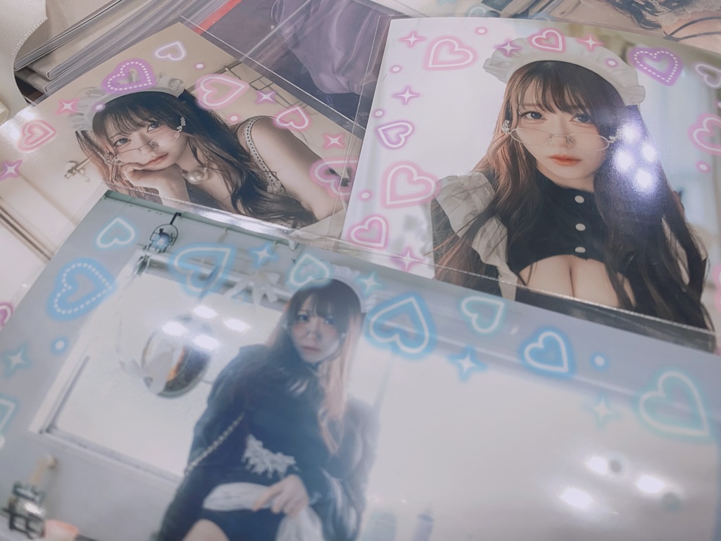 メイドさんブロマイドセット(3枚)