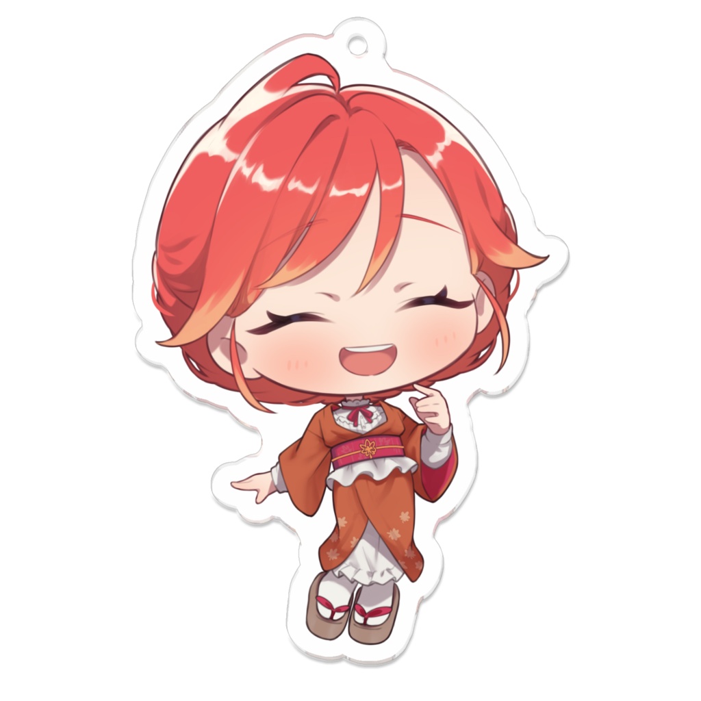 紅葉丸和服衣装B ミニキャラキーホルダー③