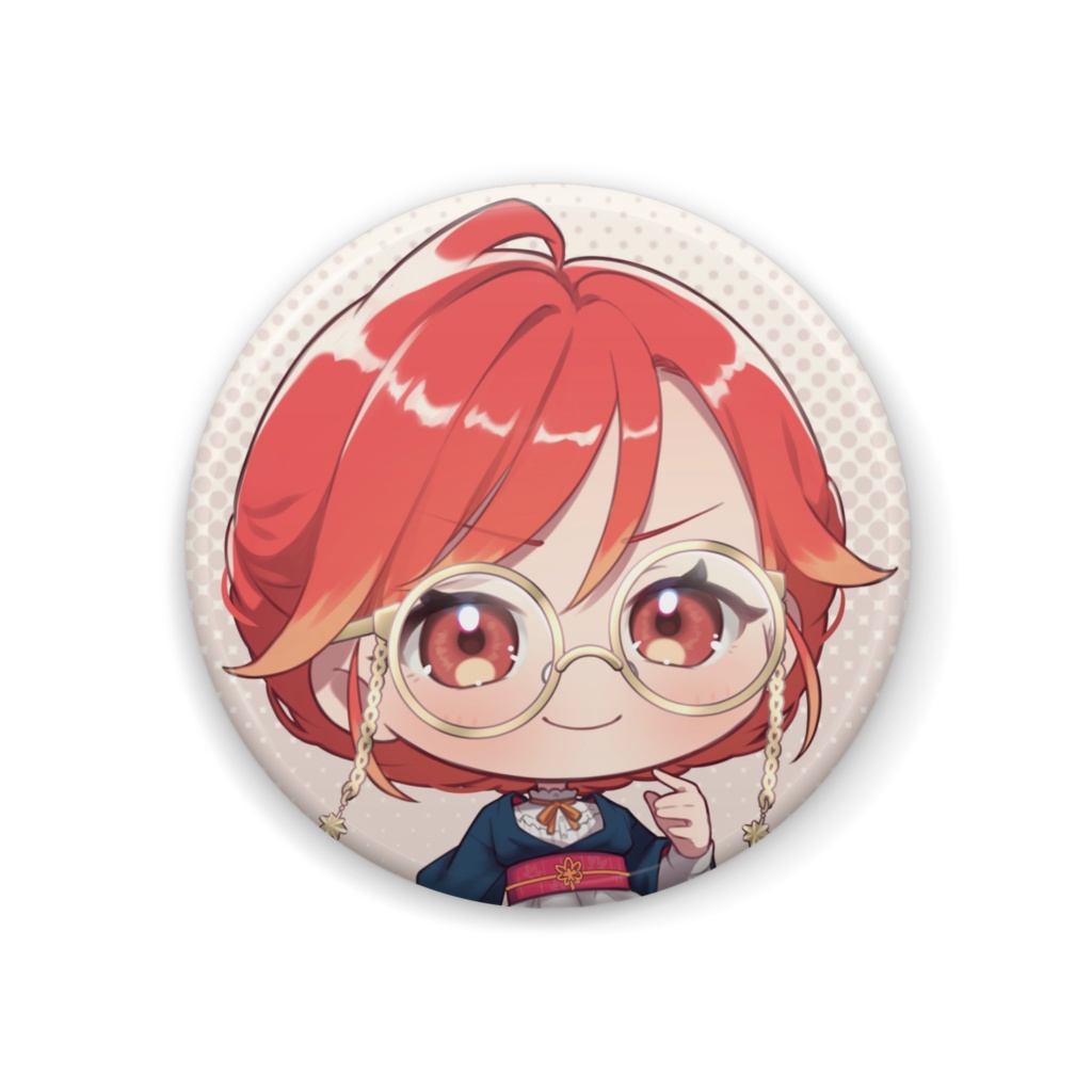 紅葉丸和服衣装A ミニキャラ缶バッチ⑥