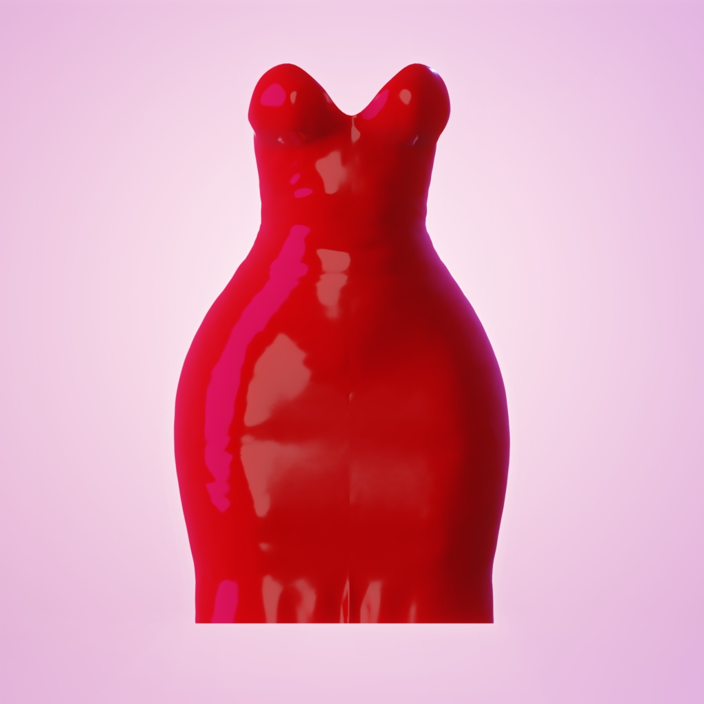 Sweet Heart Dress {VRCHAT}{LOW POLY UPDATE}