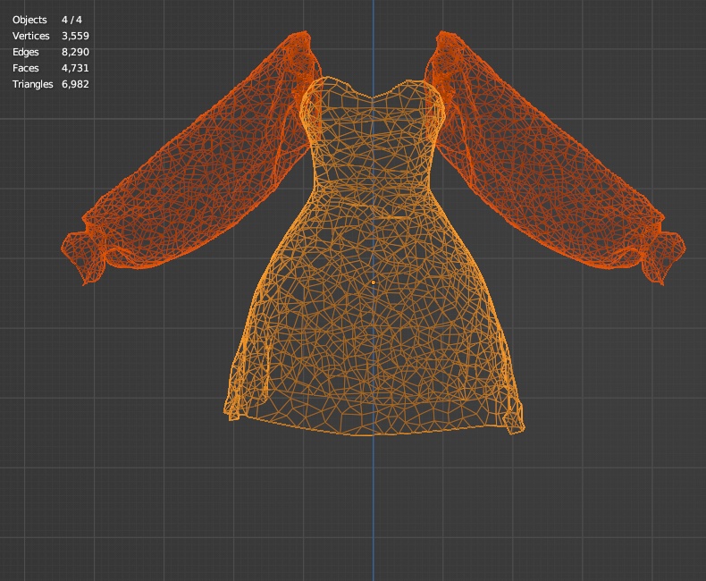 {VRChat} PuffSleeve Dress