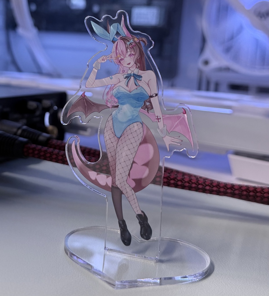龍姫シファ (バニー衣装)直筆サイン入りアクスタ※B品