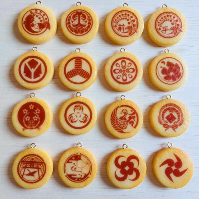 続・とうらぶプリントクッキーストラップ(刀紋ver.)