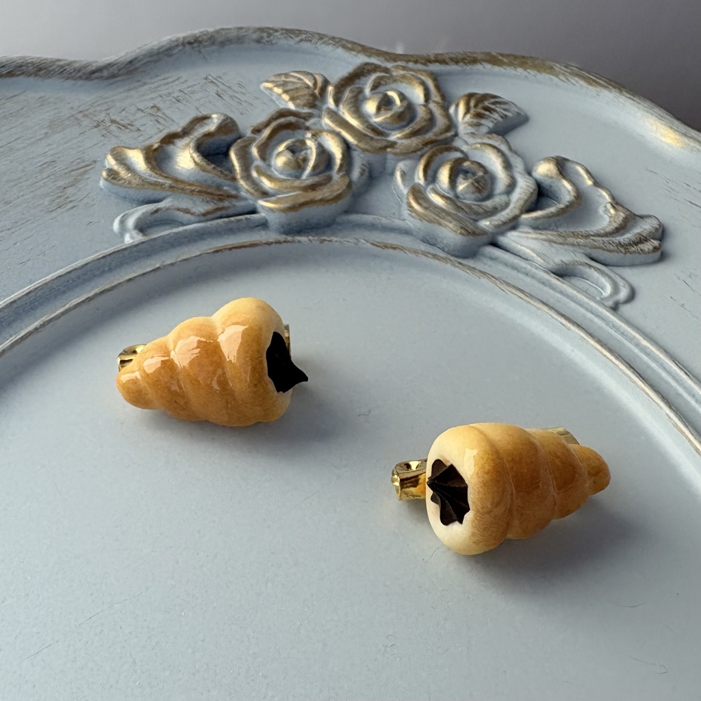 ぬいちゃんのおやつクリップ チョココロネ