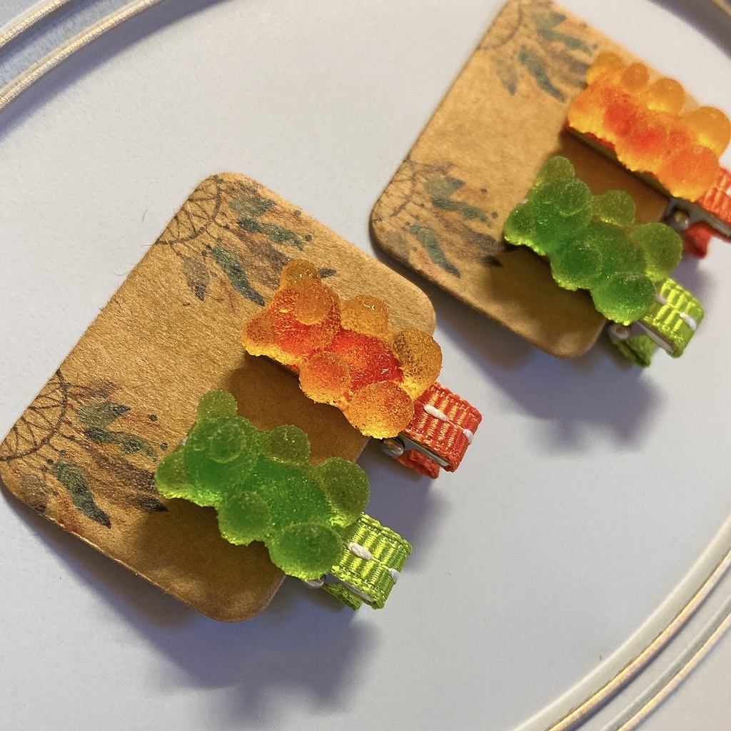 ぬいちゃんのおやつ くまちゃんグミクリップ🧸