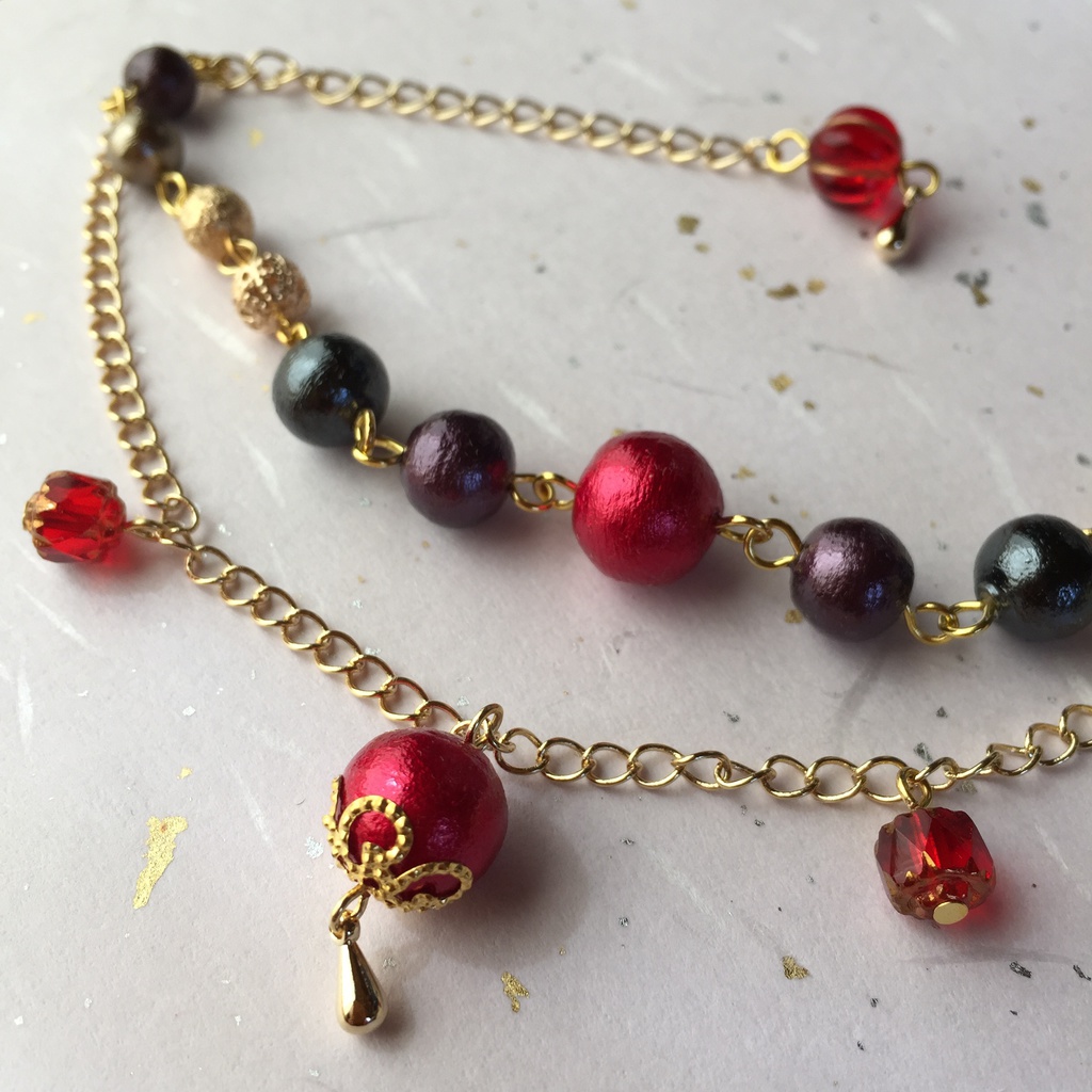 刀剣乱舞イメージ コットンパールブレスレット