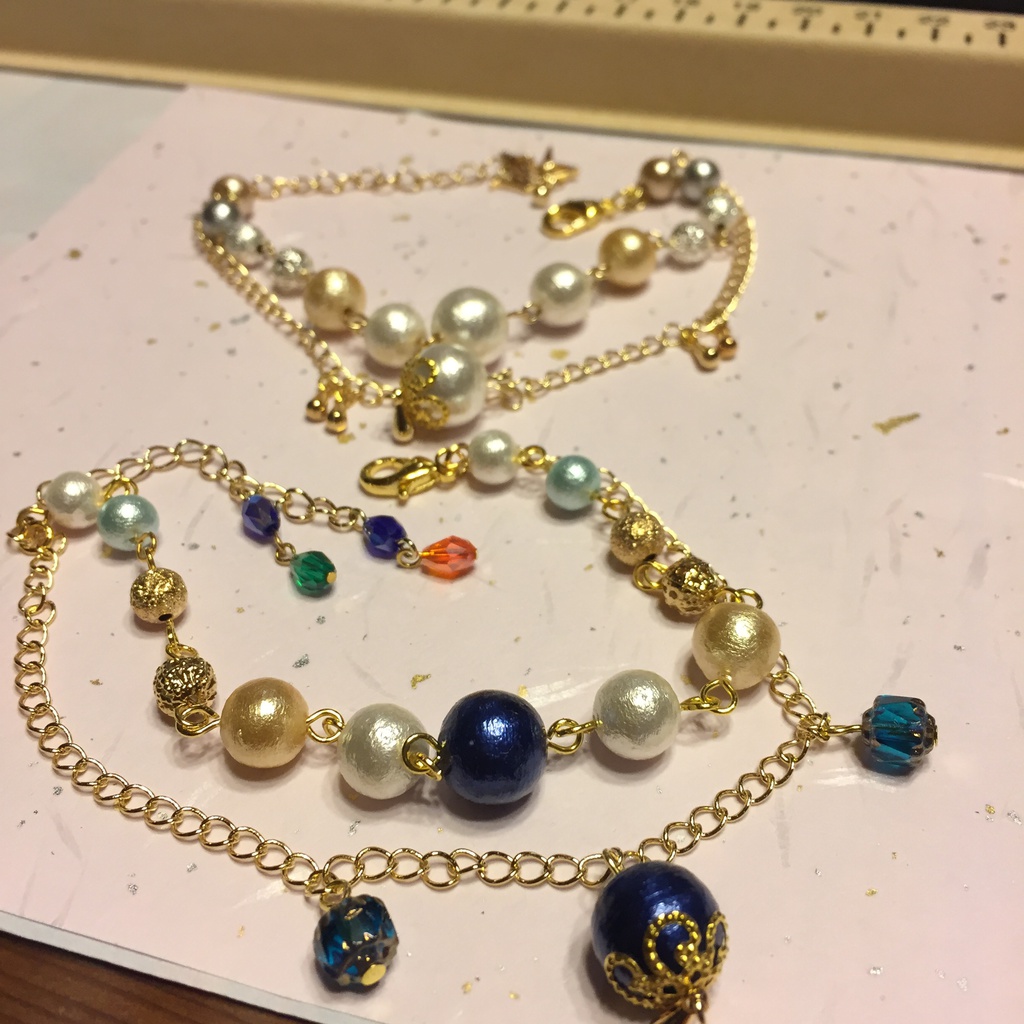 刀剣乱舞イメージ コットンパールブレスレット