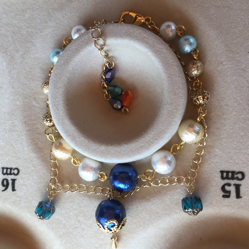 刀剣乱舞イメージ コットンパールブレスレット