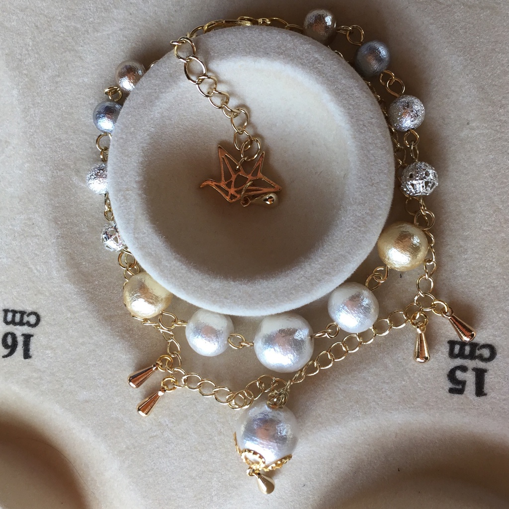 刀剣乱舞イメージ コットンパールブレスレット