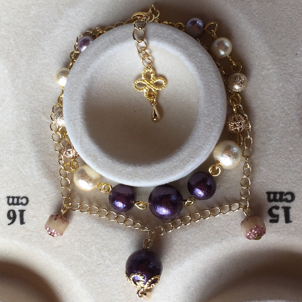 刀剣乱舞イメージ コットンパールブレスレット