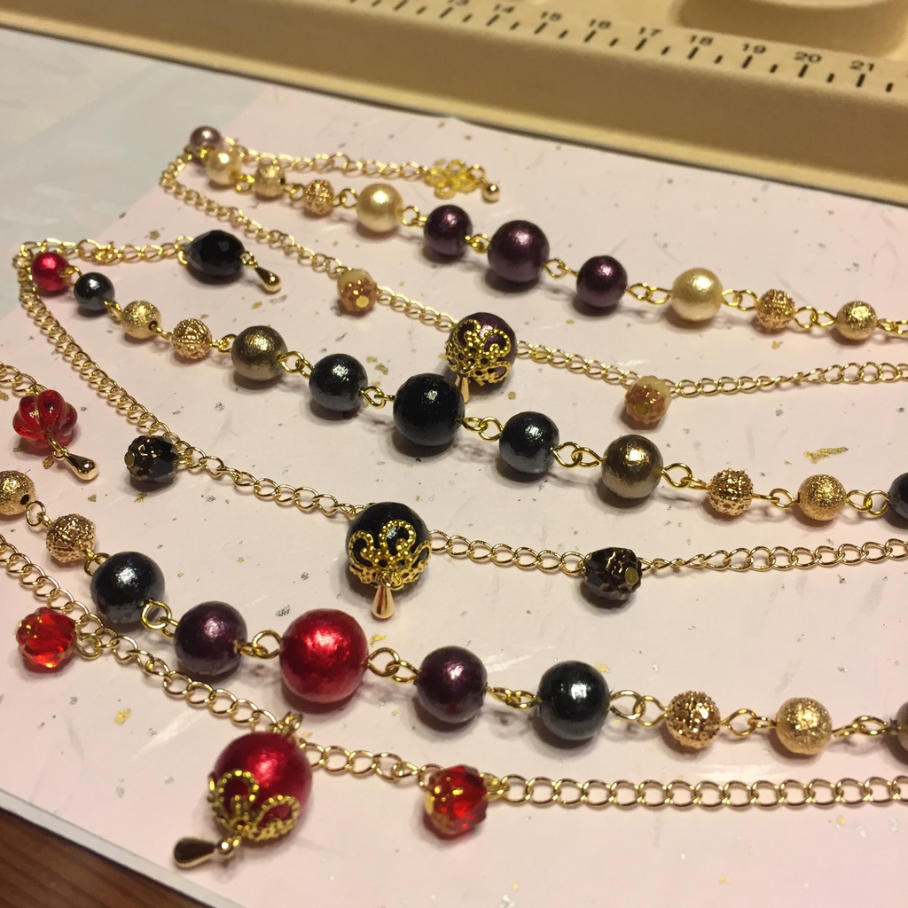 刀剣乱舞イメージ コットンパールブレスレット