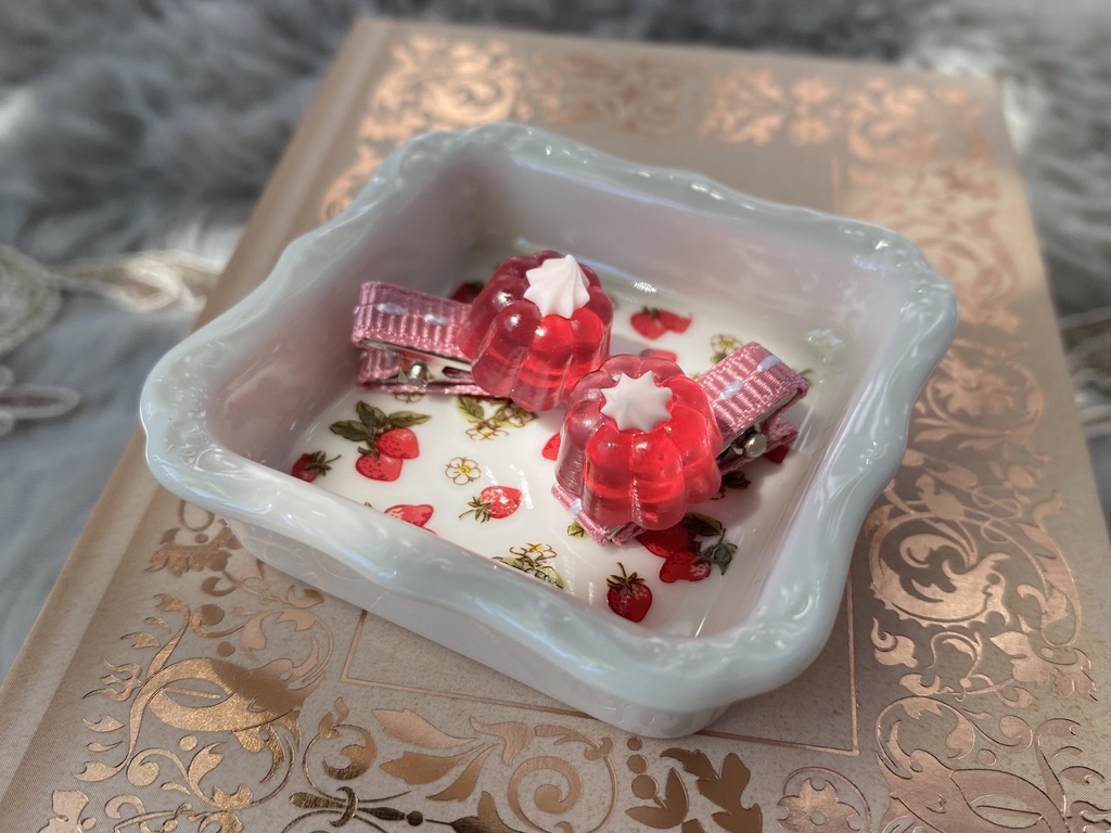 ぬいちゃんのおやつクリップ レトロゼリー