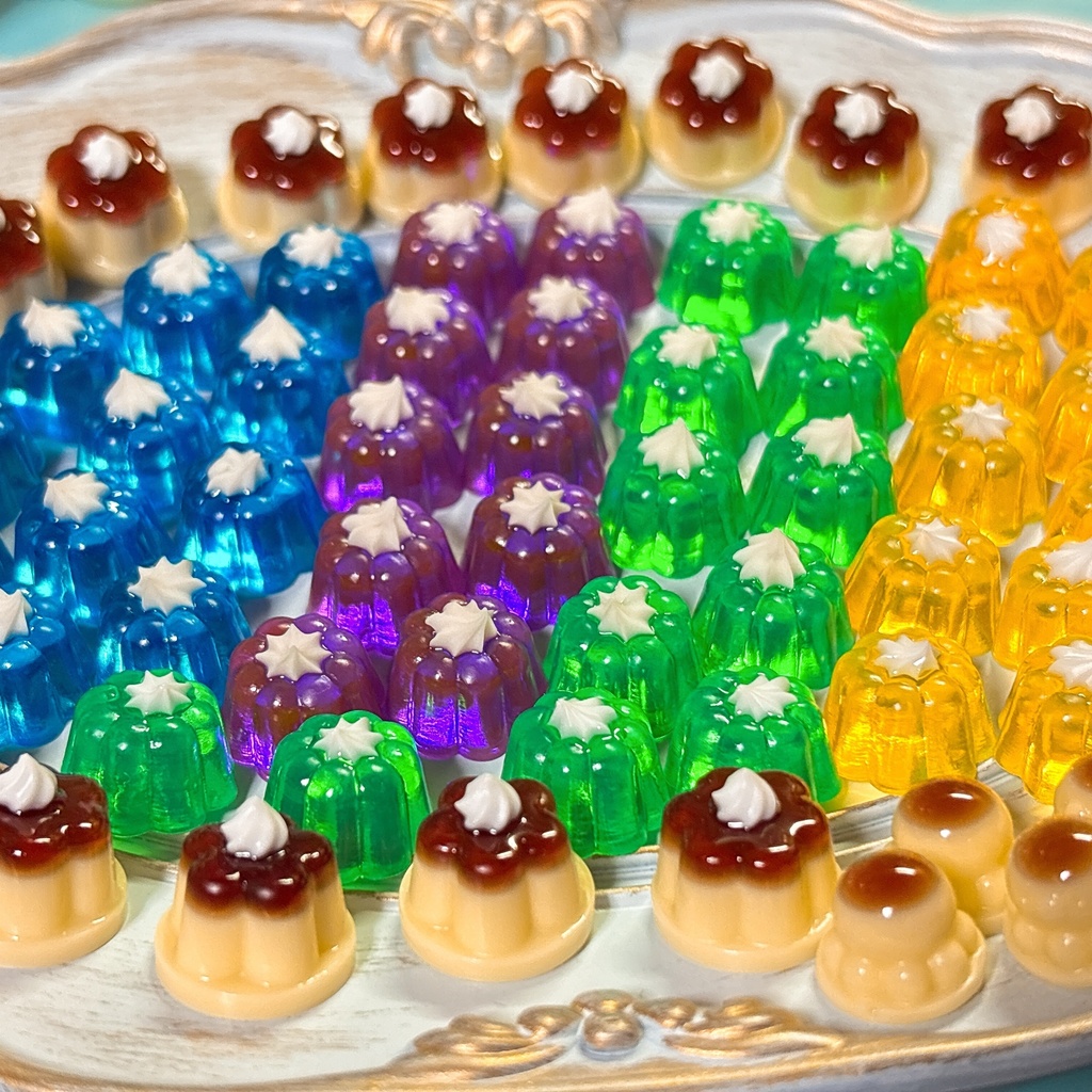 ぬいちゃんのおやつクリップ レトロゼリー