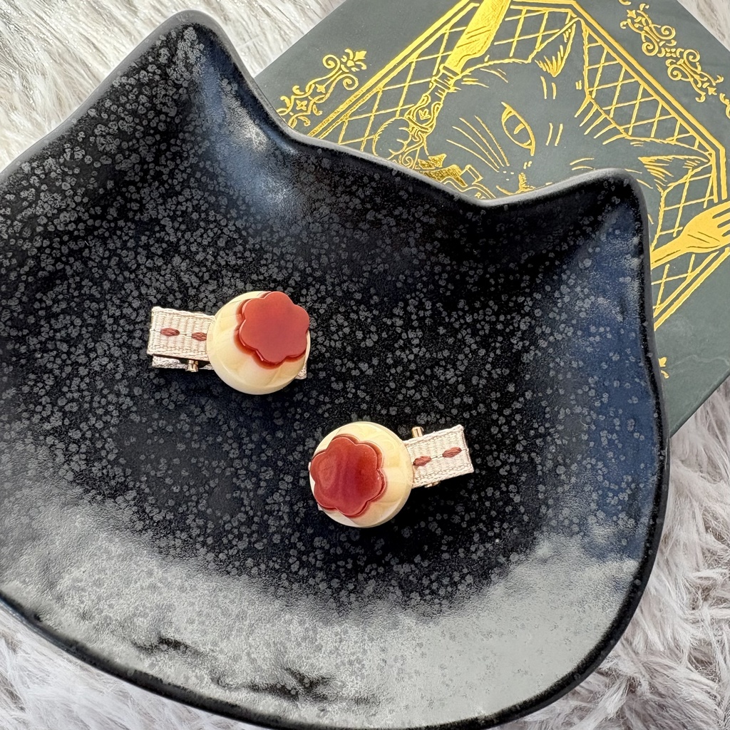 ぬいちゃんのおやつクリップ ぷちっとプリン