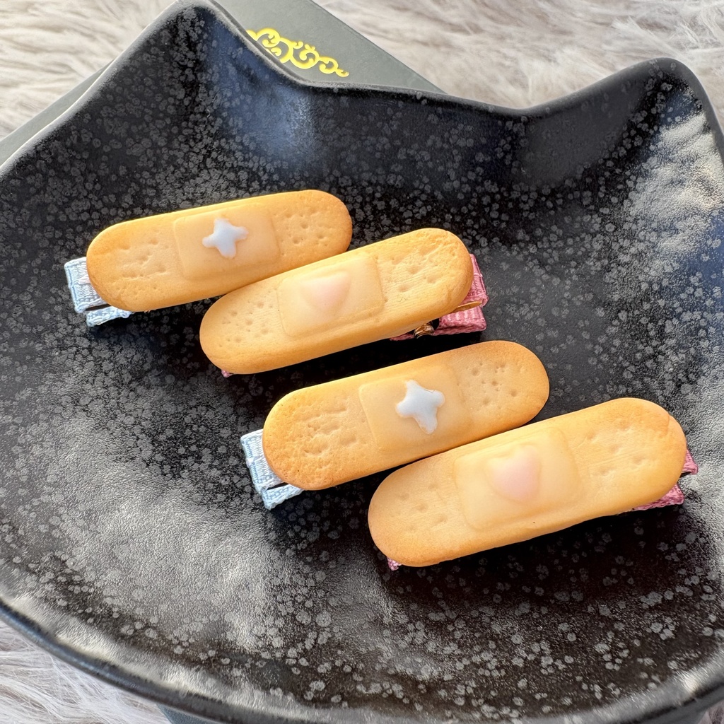 ぬいちゃんのおやつクリップ ばんそうこうクッキー