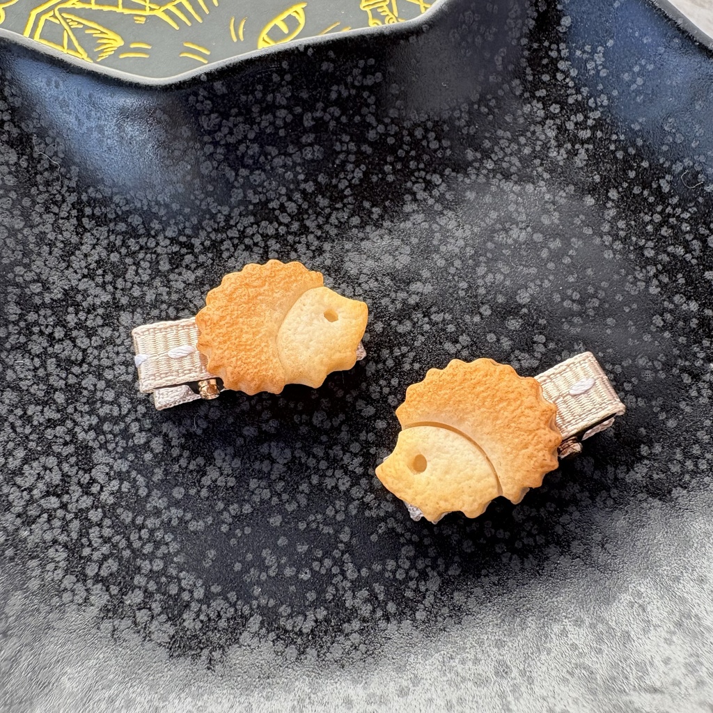 ぬいちゃんのおやつクリップ 森のクッキー