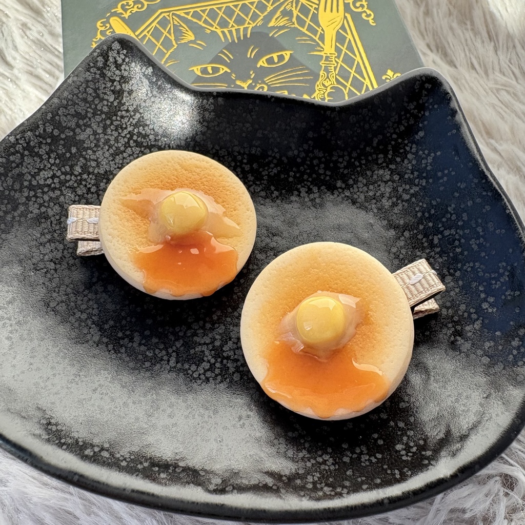 ちょっと大きめぬいちゃんのおやつクリップ ホットケーキ🥞