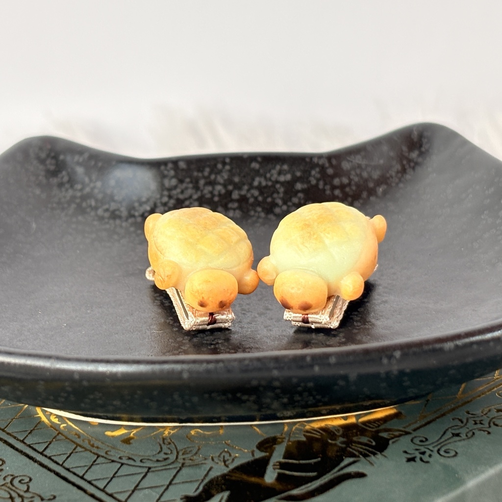 ぬいちゃんのおやつクリップ カメさんメロンパン🍈