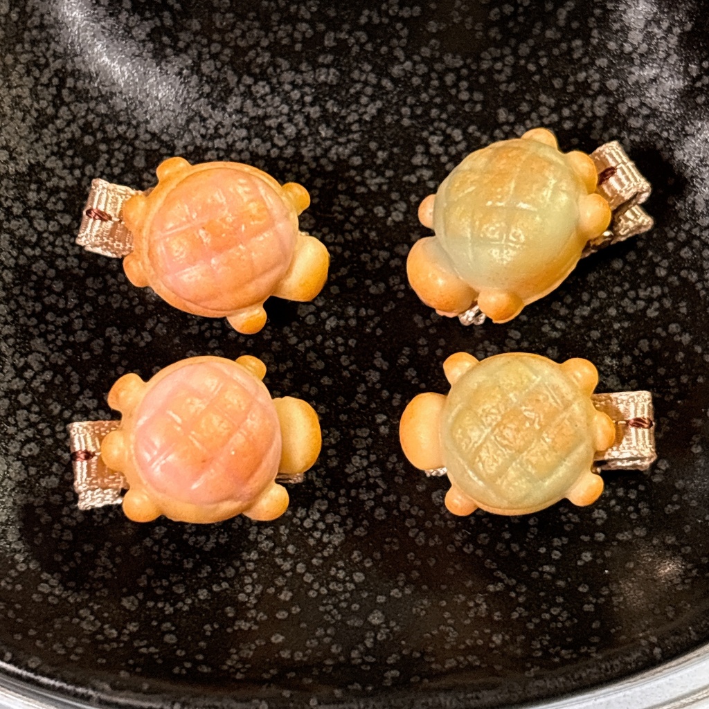 ぬいちゃんのおやつクリップ カメさんメロンパン🍈