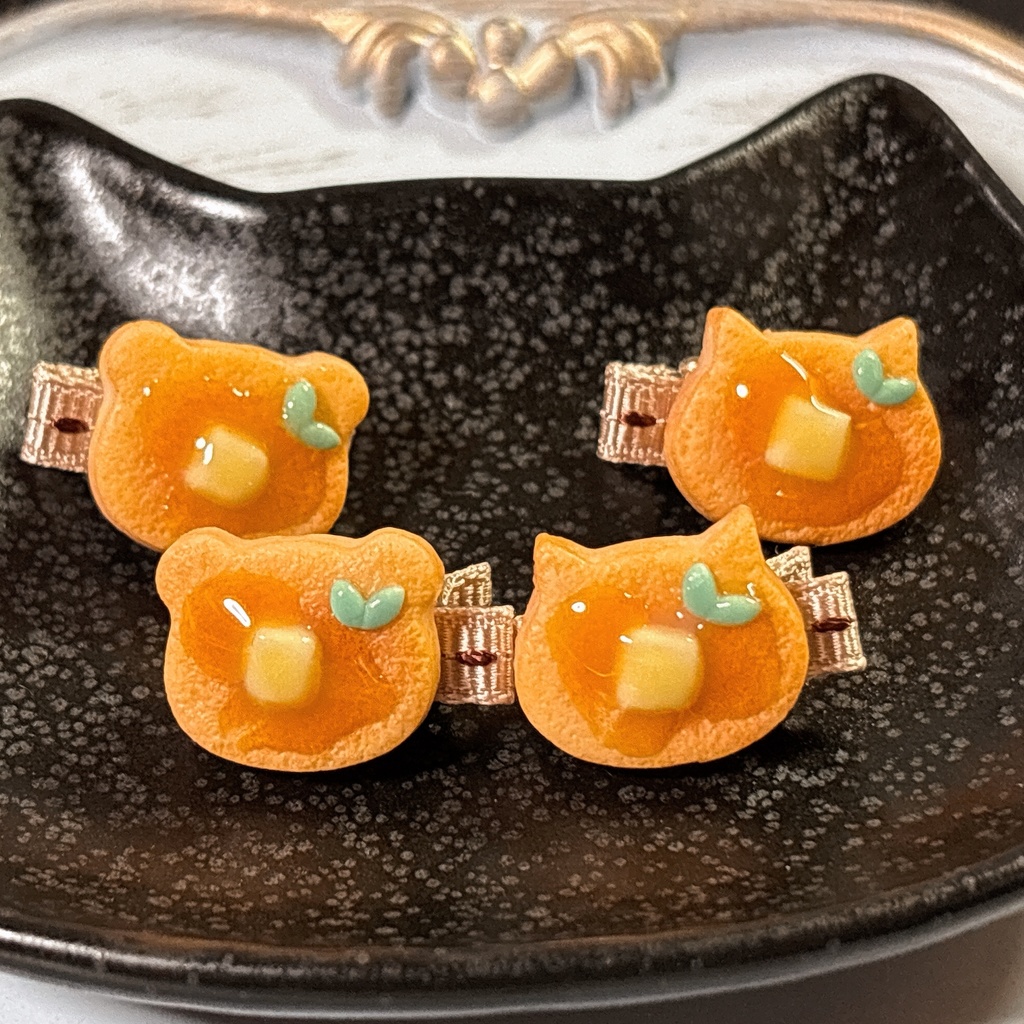 ぬいちゃんのおやつクリップ どうぶつパンケーキ🥞