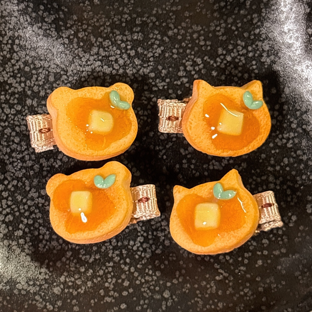 ぬいちゃんのおやつクリップ どうぶつパンケーキ🥞