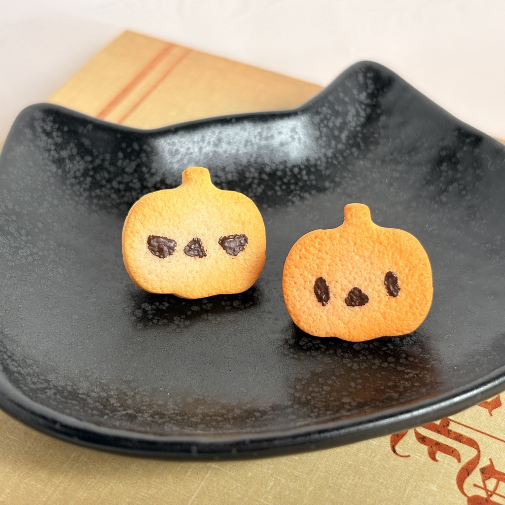 ぬいちゃんのおやつ かぼちゃ🎃クッキークリップ