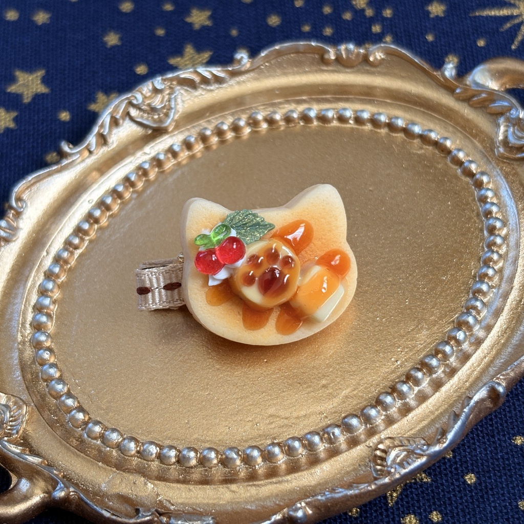 ちょっと大きめぬいちゃんのおやつ プリンのせどうぶつパンケーキ
