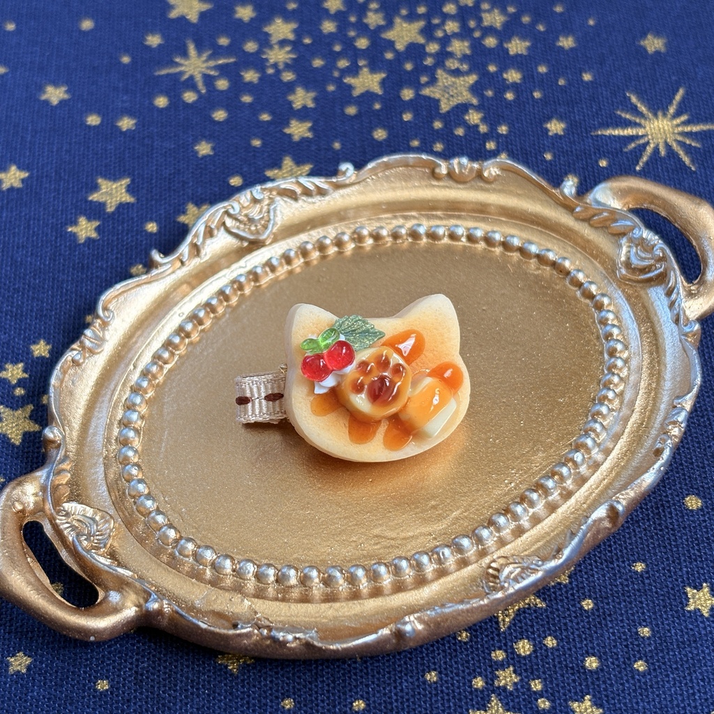 ちょっと大きめぬいちゃんのおやつ プリンのせどうぶつパンケーキ