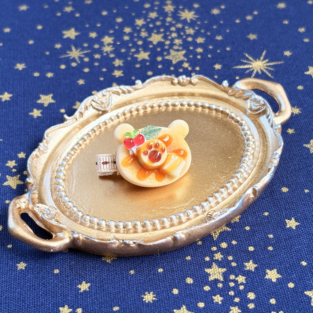 ちょっと大きめぬいちゃんのおやつ プリンのせどうぶつパンケーキ