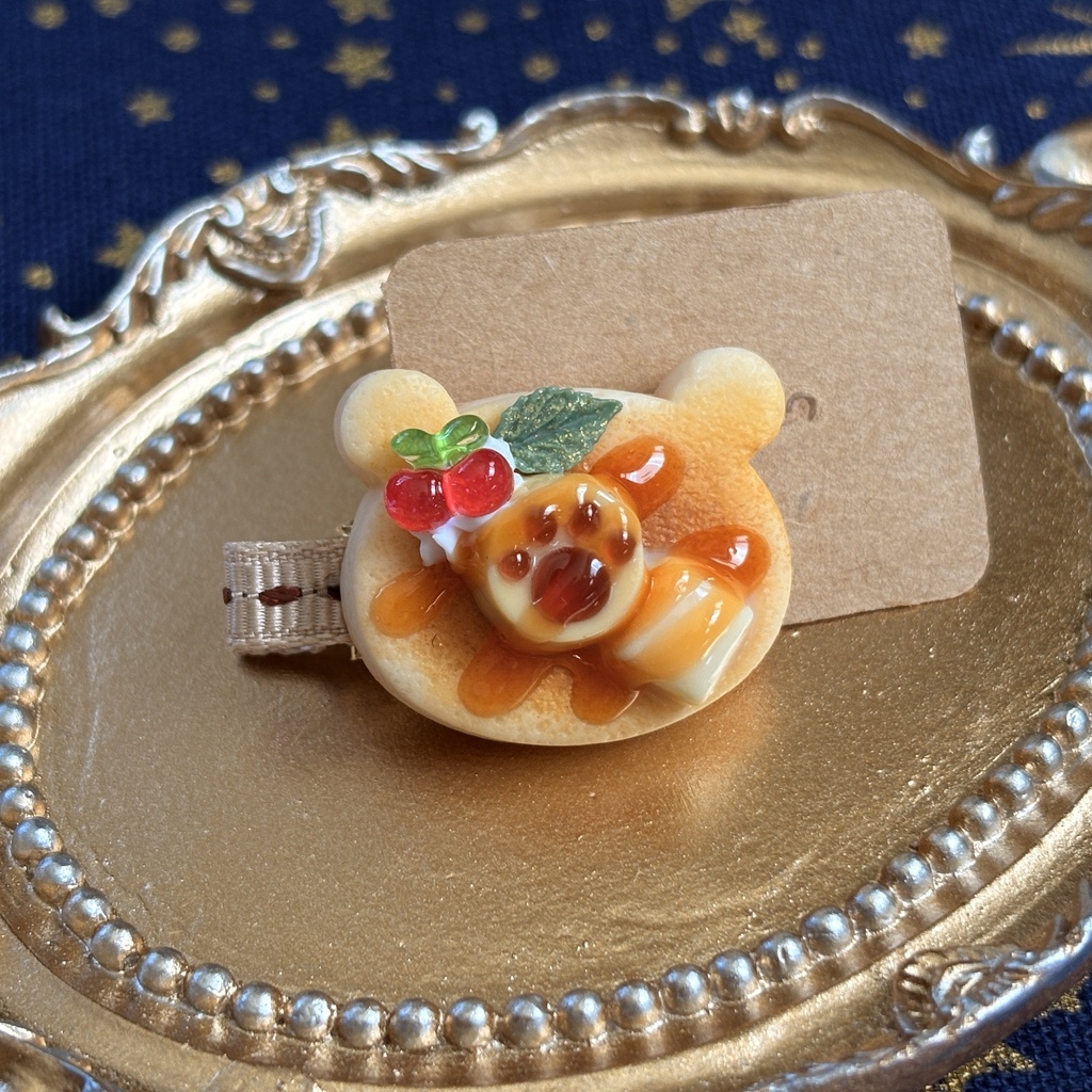 ちょっと大きめぬいちゃんのおやつ プリンのせどうぶつパンケーキ