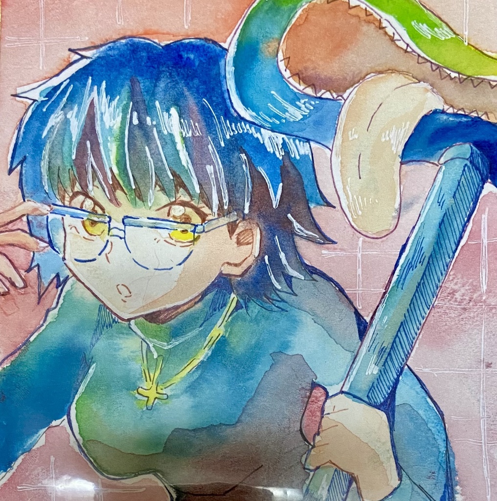 HUNTER×HUNTER シズク　原画色紙