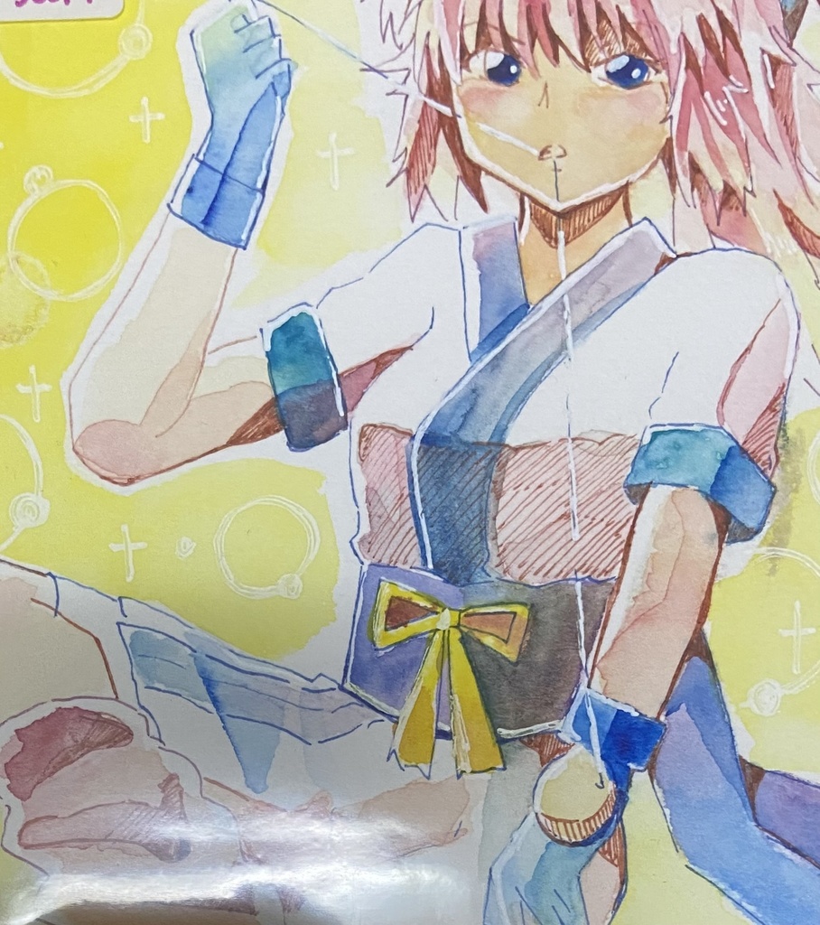 HUNTER×HUNTER マチ　原画色紙