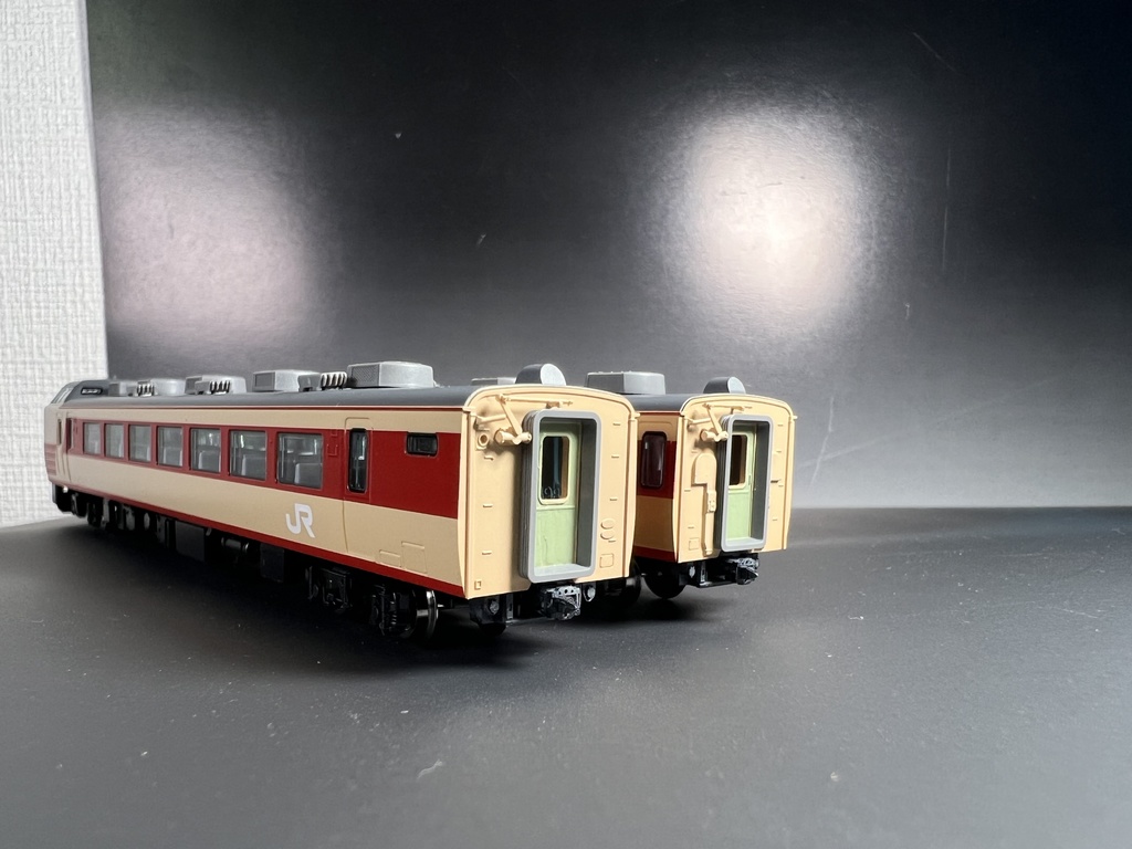 【Nゲージ 】妻面ダンパーL(485系、183系、189系など) 未塗装12こ(6両編成対応)入り8K出力 3D精密パーツ 特急列車