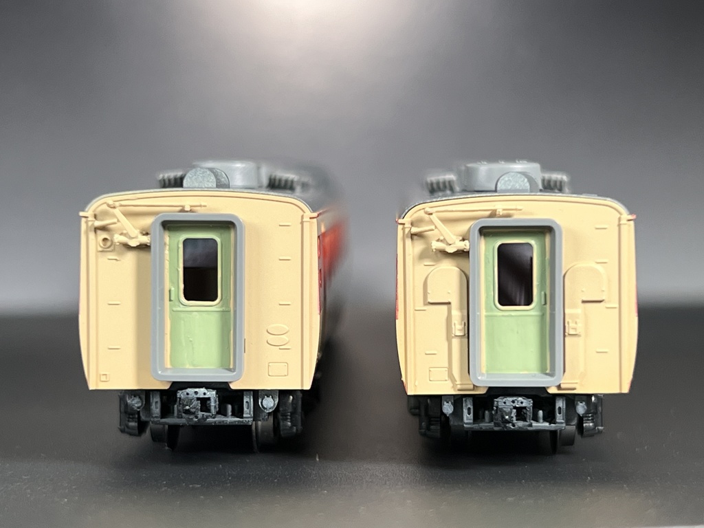 【Nゲージ 】妻面ダンパーL(485系、183系、189系など) 未塗装12こ(6両編成対応)入り8K出力 3D精密パーツ 特急列車