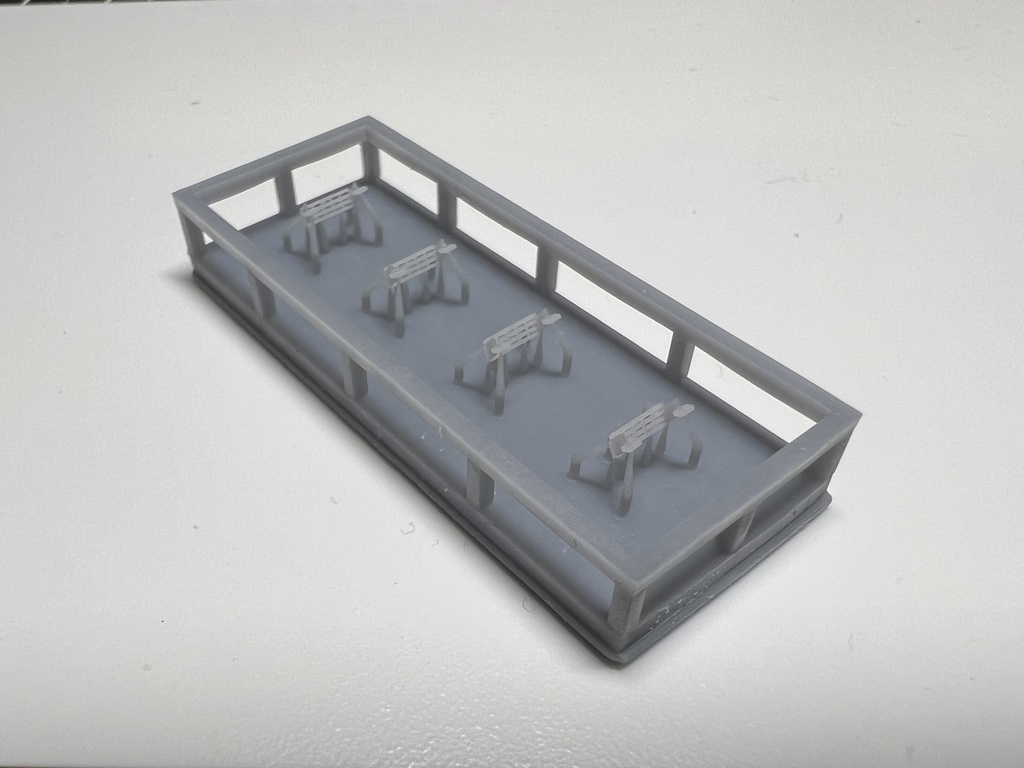 【Nゲージ 】機関車扉下ステップ 電機機関車 8K出力 3D精密パーツ 未塗装2両分