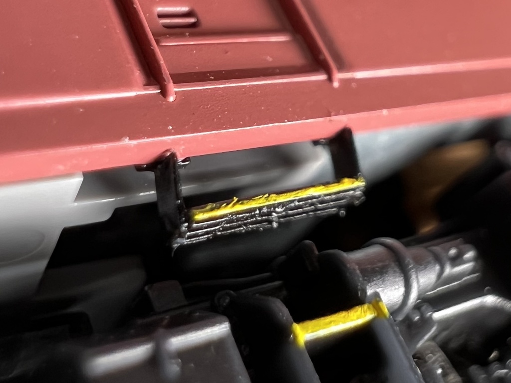 【Nゲージ 】機関車扉下ステップ 電機機関車 8K出力 3D精密パーツ 未塗装2両分