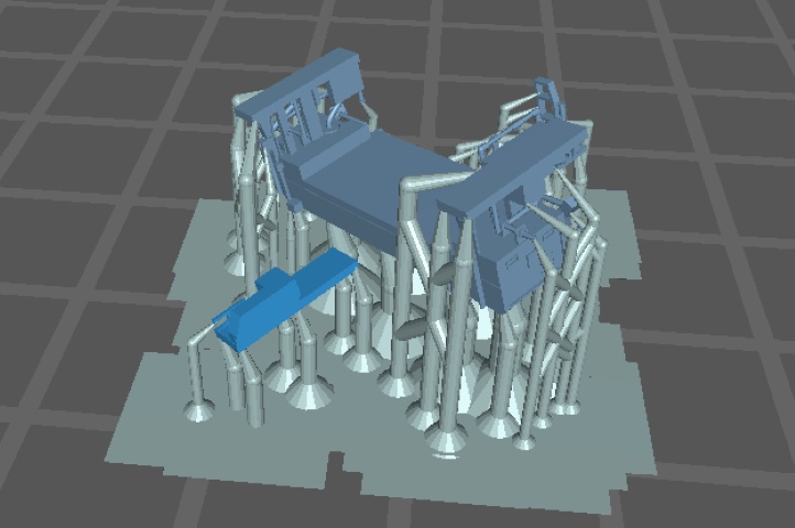 【Nゲージ】E129系汚物タンク床下パーツ(A編成)K社用対応1編成分入り 3D-EC001 8K出力 3D精密パーツ 未塗装