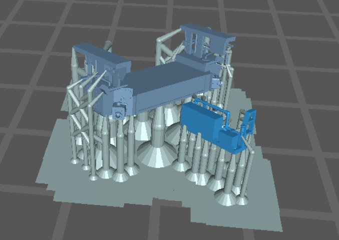 【Nゲージ】E129系汚物タンク床下パーツ(A編成)K社用対応1編成分入り 3D-EC001 8K出力 3D精密パーツ 未塗装