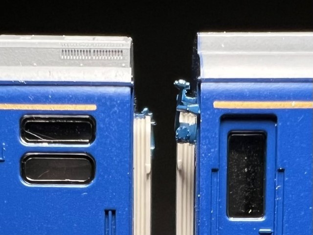 【Nゲージ 】妻面ダンパーR(24系など) 未塗装12個入(6両編成分) 8K出力 3D精密パーツ 客車 寝台特急 24系 14系 など