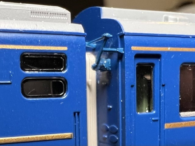 【Nゲージ 】妻面ダンパーR(24系など) 未塗装12個入(6両編成分) 8K出力 3D精密パーツ 客車 寝台特急 24系 14系 など