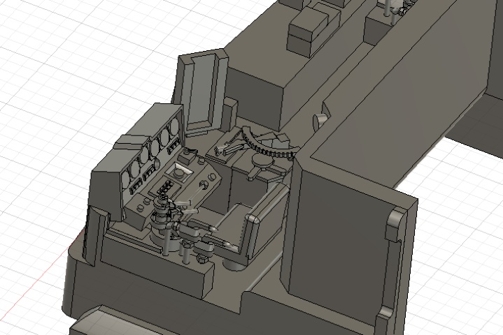【Nゲージ 】EF64-1000用運転台(T社用) 未塗装1両分入 8K出力 3D精密パーツ 電気機関車