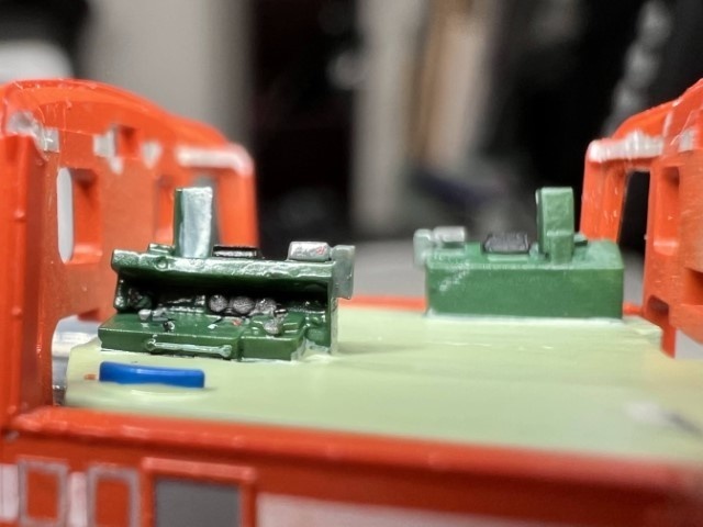 【Nゲージ 】DE10用運転台パーツ(T社用) 未塗装2個入 8K出力 3D精密パーツ ディーゼル機関車