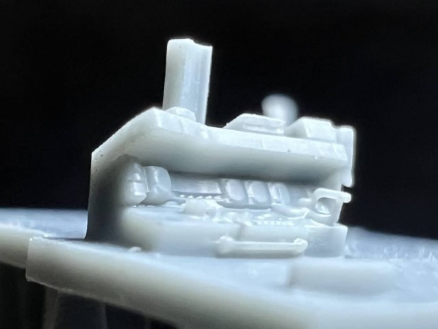 【Nゲージ 】DE10用運転台パーツ(T社用) 未塗装2個入 8K出力 3D精密パーツ ディーゼル機関車