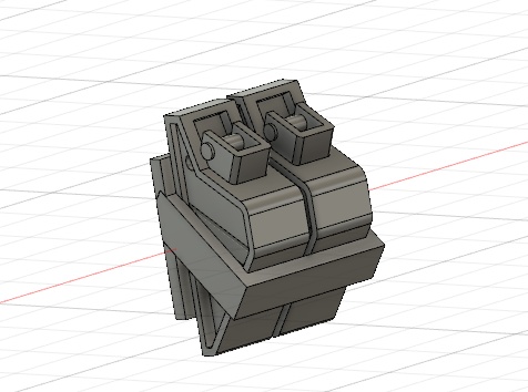 Nゲージ 】手歯止め(台車用) 電気機関車 8K出力 3D精密パーツ 未塗装6個入り