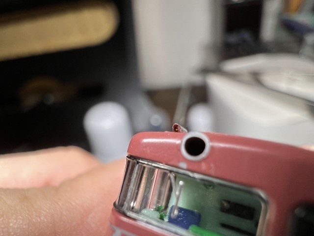 【Nゲージ 】EF81用ホイッスルカバー 未塗装6個入 8K出力 3D精密パーツ 電気機関車