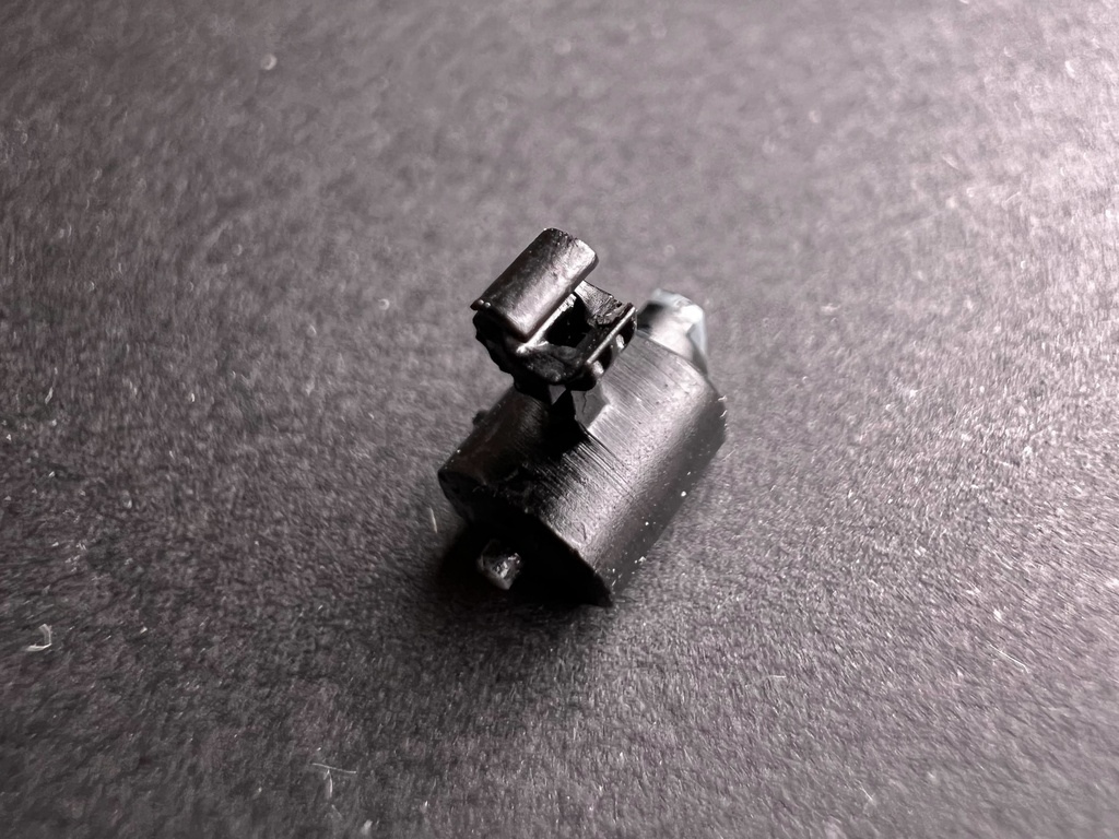 【Nゲージ 】機関車用自動連結器(T社用) 未塗装6個入 8K出力 3D精密パーツ 電気機関車 ディーゼル機関車