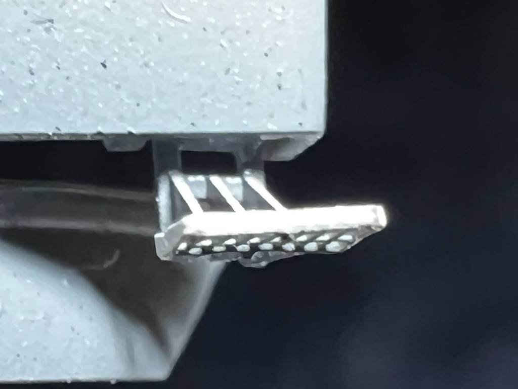 【Nゲージ 】EF81用ステップ 未塗装1両分入 8K出力 3D精密パーツ 電気機関車