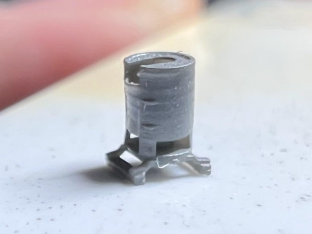 【Nゲージ 】直流避雷器 未塗装計6個入 8K出力 3D精密パーツ 電気機関車 電車