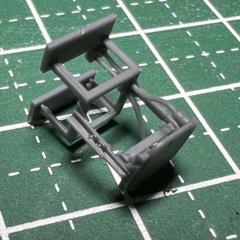 【HOゲージ 】汎用型ATS車上子 未塗装2個入 8K出力 3D精密パーツ 電車 気動車